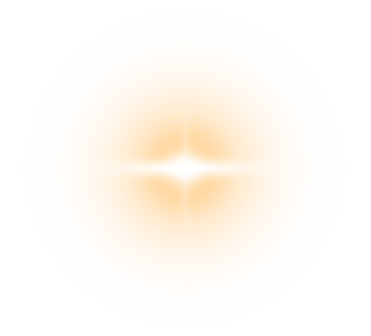 orange star light sparkle