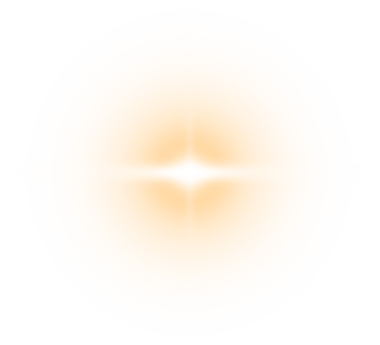 orange star light sparkle
